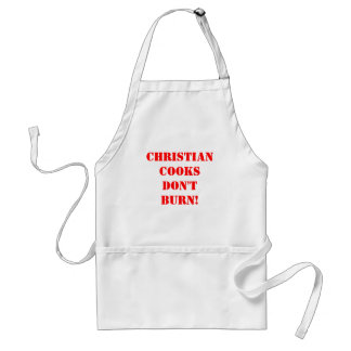 CHRISTIAN COOKS DON'T BURN! STANDARD APRON