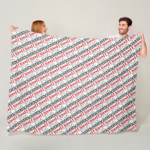 Christian COVERED BY BLOOD OF JESUS Prayer Fleece Blanket
