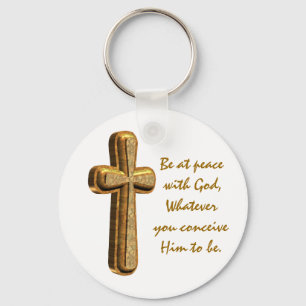 Christian Cross 3D Keychain