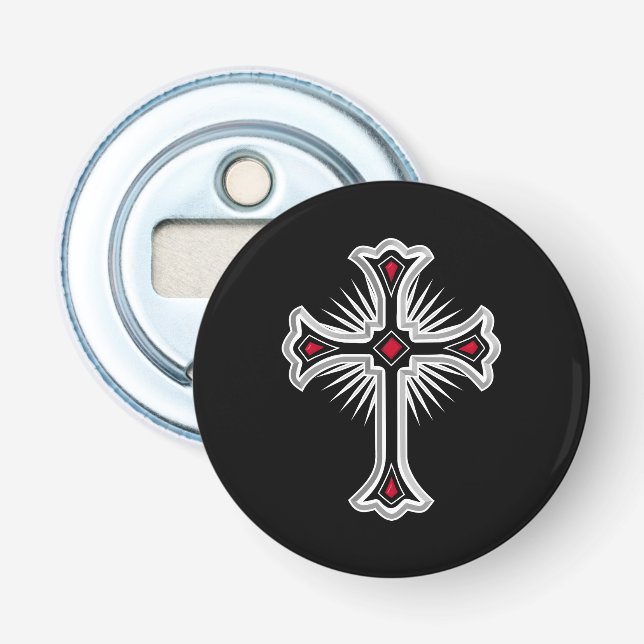 Christian cross bottle opener (Front)