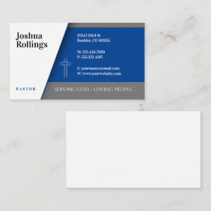 Christian Cross Business Card