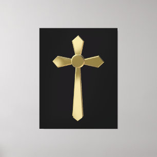 Christian cross canvas print