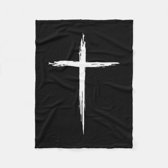 Christian Cross Christians Men Women Jesus Christ  Fleece Blanket (Front)