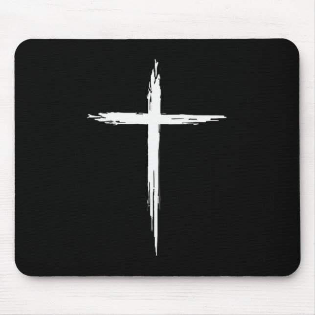 Christian Cross Christians Men Women Jesus Christ  Mouse Mat (Front)