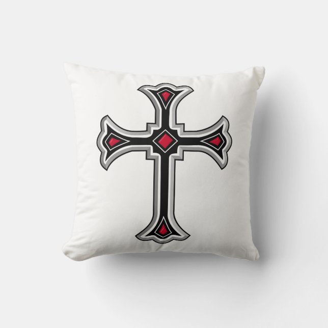 Christian cross cushion (Front)