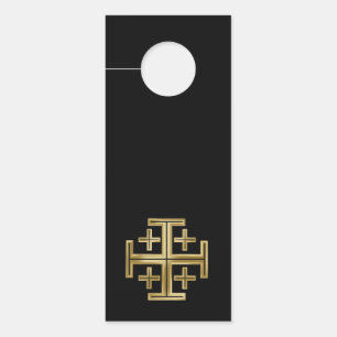 Christian cross door hanger