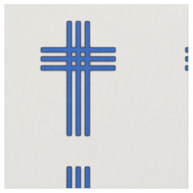 Christian Cross Fabric (Close Up)