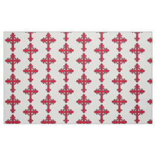 Christian cross fabric