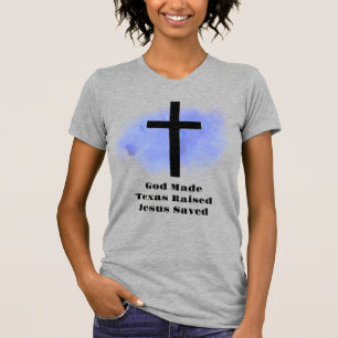 Christian Cross, Faith, Texas T-Shirt