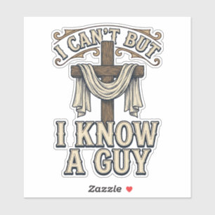 Christian Cross I Know a Guy Vintage Shirt