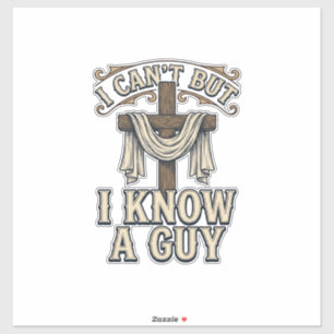 Christian Cross I Know a Guy Vintage Shirt