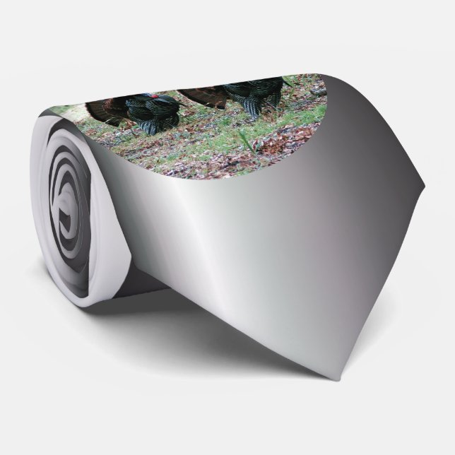 Christian Cross in Blue Light Tie (Rolled)