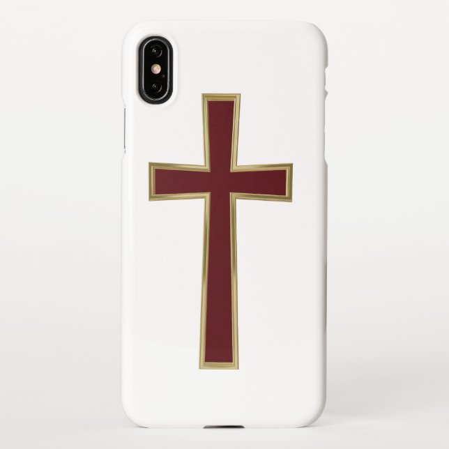 Christian cross iPhone case (Back)