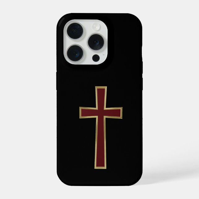 Christian cross iPhone case (Back)