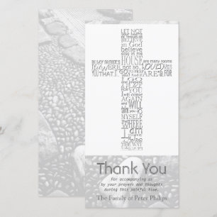 Christian Cross John 14 Sympathy Thank You 3