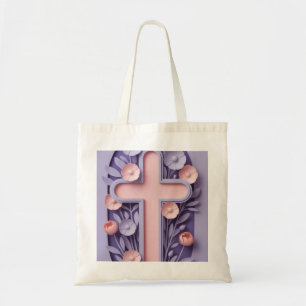 “Christian Cross Jumbo Tote Bag – Ai design 