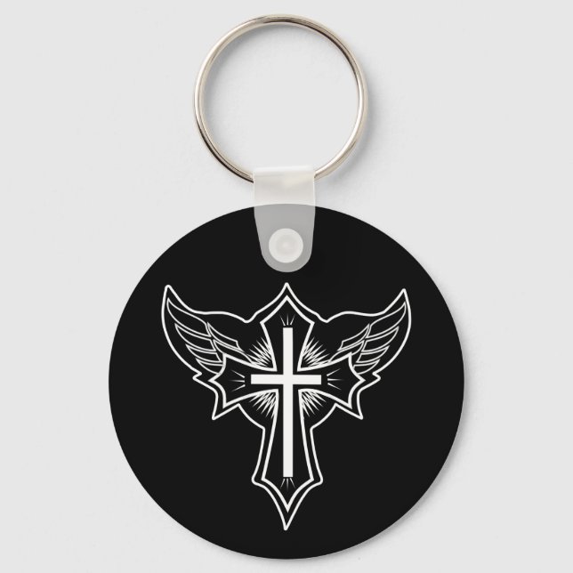 Christian cross key ring (Front)