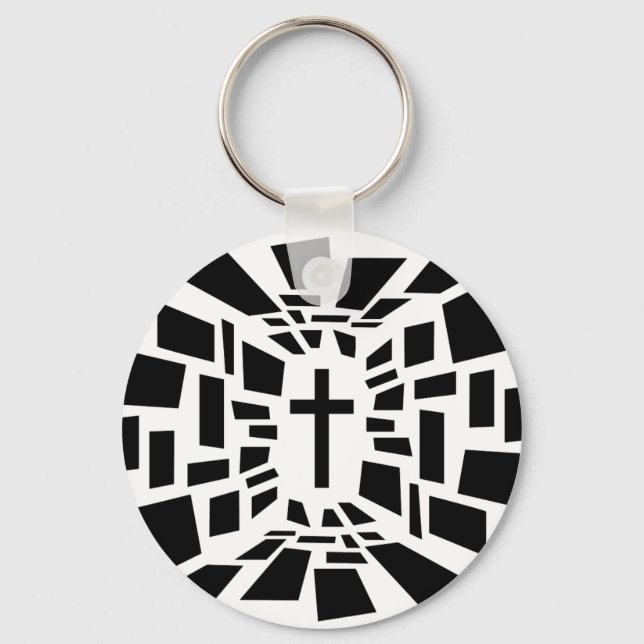 Christian Cross Key Ring (Front)