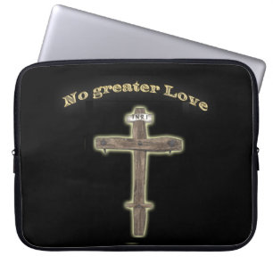 Christian cross laptop sleeve