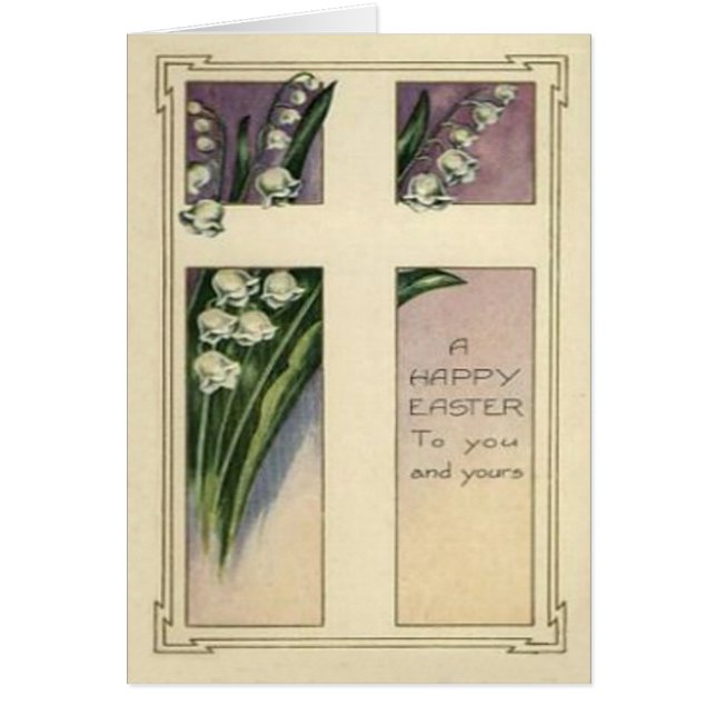 Christian Cross Lily Of The Valley (Front)