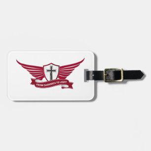 Christian cross luggage tag