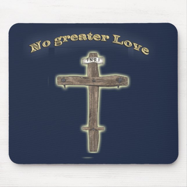 Christian cross mouse mat (Front)