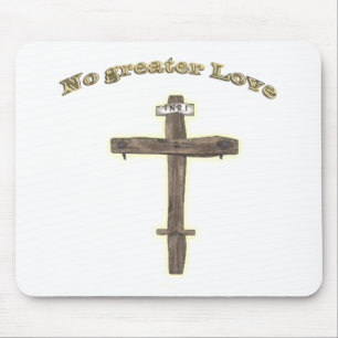 Christian cross mouse mat
