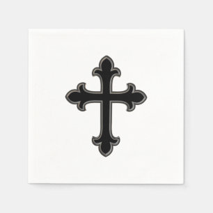 Christian cross napkin