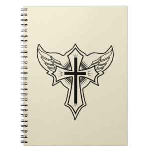 Christian cross notebook
