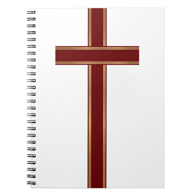 Christian cross notebook (Front)