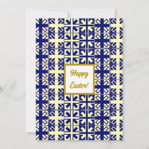 Christian Cross Pattern 2 Holiday Card