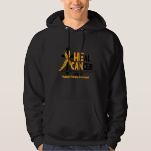 Christian Cross Physical Therapy Awareness Ribbon Hoodie