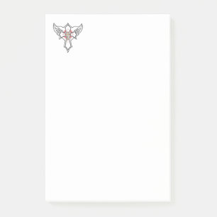 Christian cross post-it notes