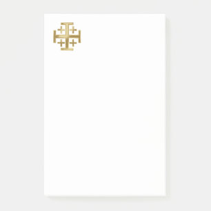 Christian cross post-it notes