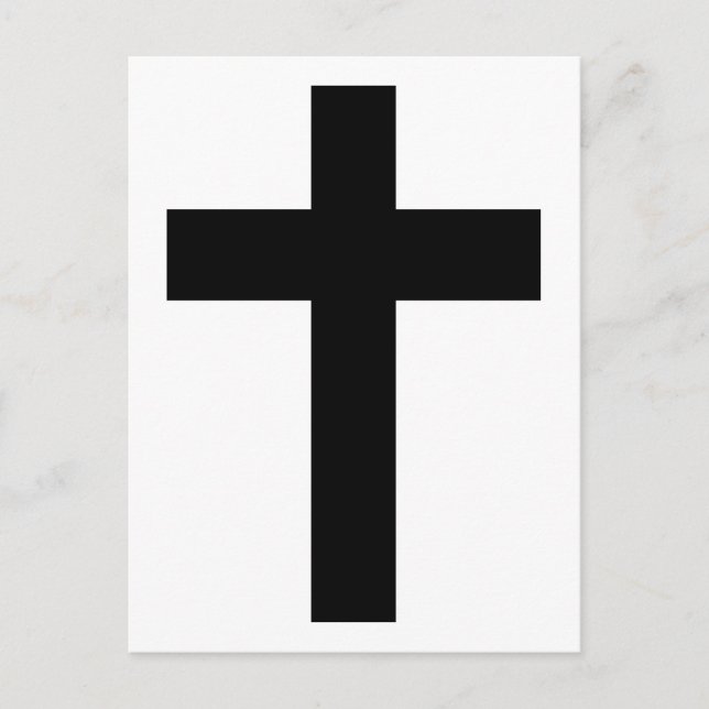 Christian Cross Postcard (Front)