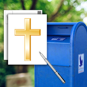 Christian Cross Postcard