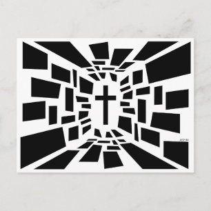 Christian Cross Postcard
