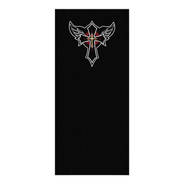 Christian cross rack card (Front)