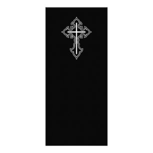 Christian cross rack card