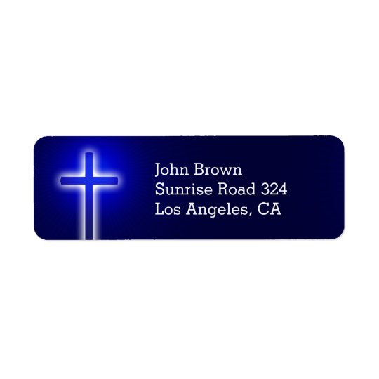 Christian Cross | Share your Faith Return Address Label