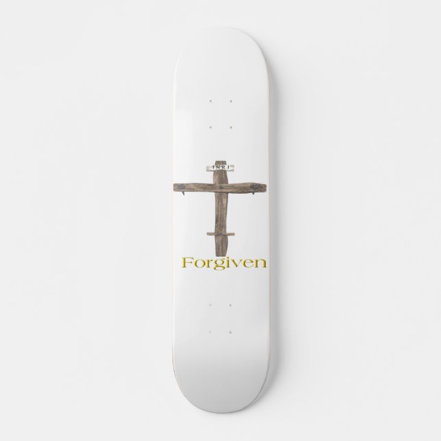christian cross skateboard (Front)