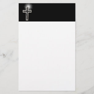Christian cross stationery