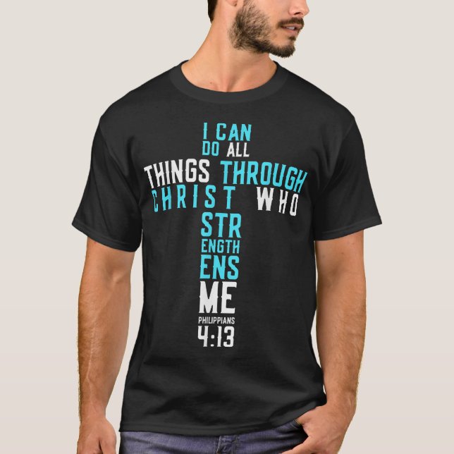 Christian Cross  T-Shirt (Front)