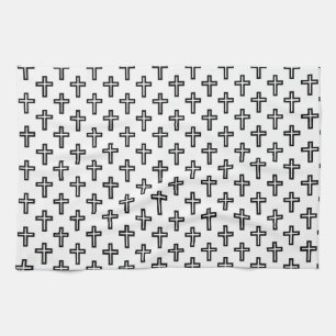 Christian Cross Tea Towel