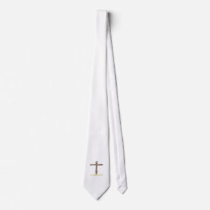 christian cross tie