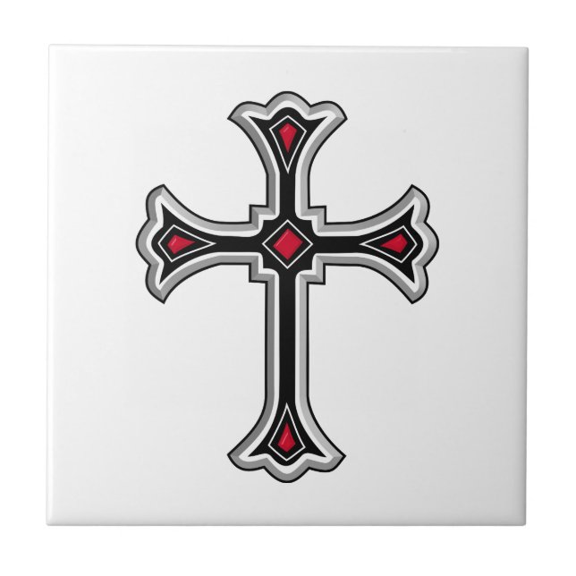 Christian cross tile (Front)