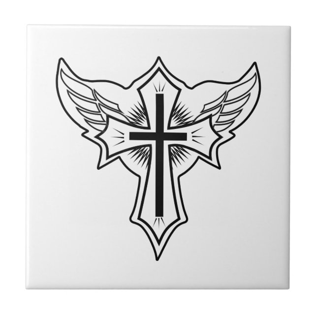 Christian cross tile (Front)