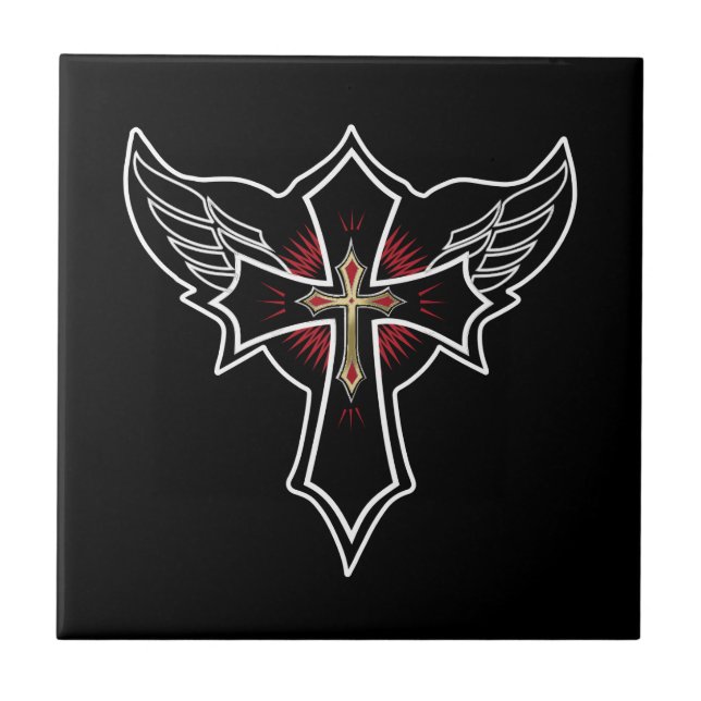 Christian cross tile (Front)