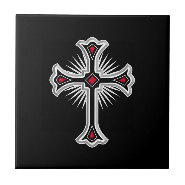 Christian cross tile (Front)