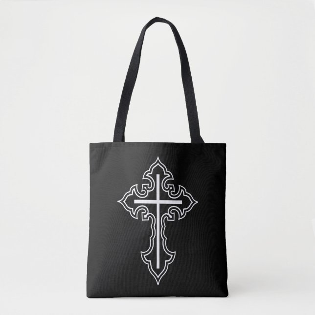 Christian cross tote bag (Front)